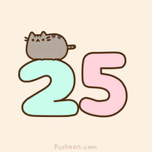 Pusheen Cat Happy 25Th Anniversary GIF