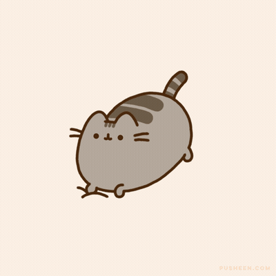 Pusheen Cat Saying Pusheen.com GIF