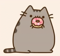 Pusheen Donut GIF