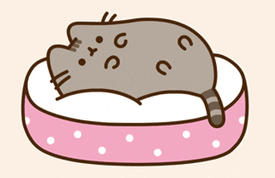 Pusheen Lazy GIF