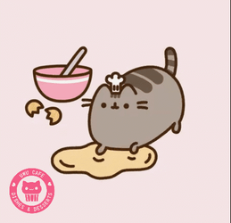 Pusheen The Baker Baking GIF