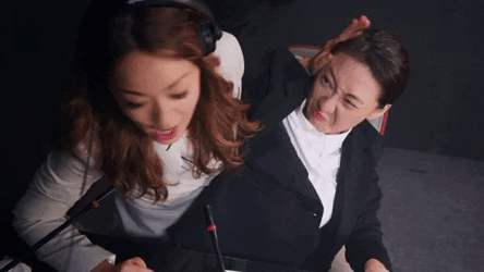 Pushing Away Altercation Girl Fight GIF