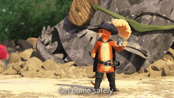 Puss In Boots Chicken GIF