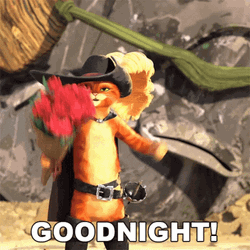 Puss In Boots Good Night GIF