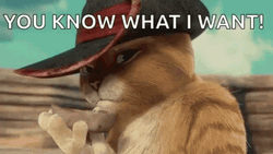 Puss In Boots Thirsty Drink GIF