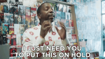 Put This On Hold Bit Playas Leon GIF