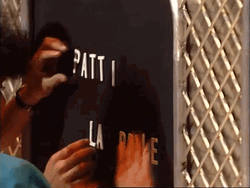 Putting Letters Patti Labelle On GIF
