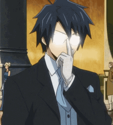 Putting On Glasses Anime Akane Hoshi GIF