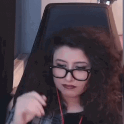 Putting On Glasses Girl Gamer GIF