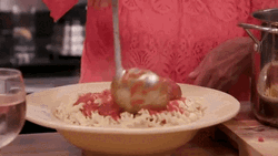 Putting Sauce On Pasta GIF