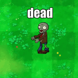 Pvz Dead Zombie GIF
