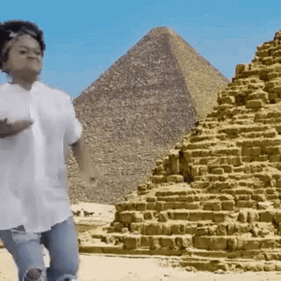 Pyramid Bonanza Desert Pyramid GIF