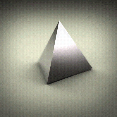 Pyramid Shaped Object GIF