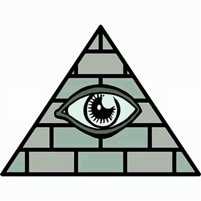 Pyramid With All Seeing Eye GIF