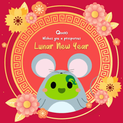 Qoo10 Wishes You Prosperous Lunar New Year GIF