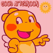 QooBee Peace Siggn Buenas Tardes GIF