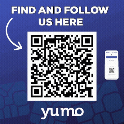 QR Code Saying Find And Follow Us GIF