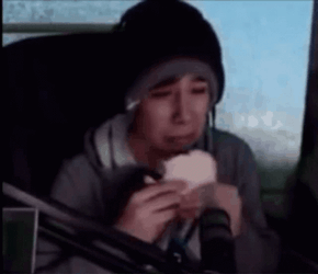 Quackity Breakdown Cry Eating GIF