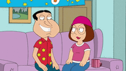 Quagmire Takes Off Meg's Hat GIF