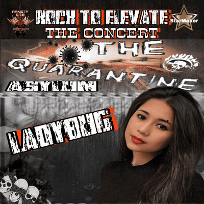 Quarantine Asylum Ladybug Rock Concert Poster GIF