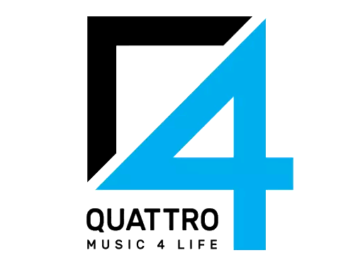 Quattro Music 4 Life Logo Sticker