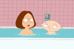 Queef Meg Bath Tub GIF