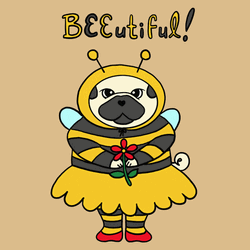 Queen Beautiful Bee  GIF