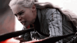 Queen Daenerys  Riding Drogon Furious Screaming GIF