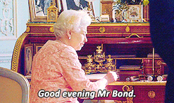 Queen Elizabeth Mr. Bond