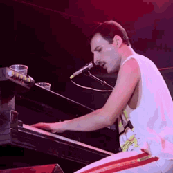 Queen Freddie Mercury Piano Playing