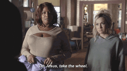 Queen Latifah Jesus Take The Wheel GIF