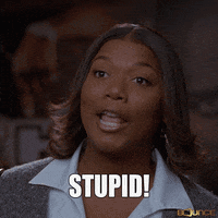 Queen Latifah Wide Eyes Stupid Meme GIF