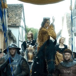 Queen Wave On A Horse GIF
