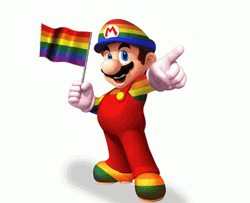 Queer Mario Lgbt Flag