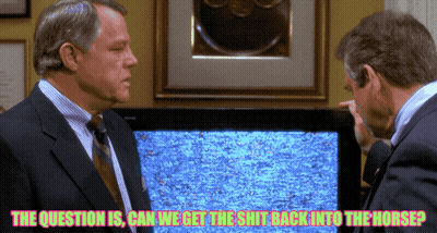 Question Can We Get The Shit Back Into The Horse GIF
