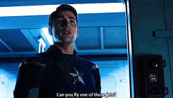 Question Flying Captain America GIF