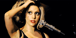 Question Lady Gaga GIF