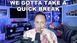 Quick Break Time Streamer GIF