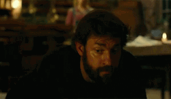Quiet Place John Krasinski Hand Signal Quiet GIF