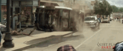 Quiet Place John Krasinski Lee Abbott Running GIF