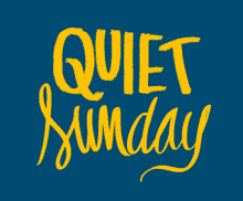 Quiet Sunday Blessings Blessed Day GIF