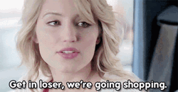 Quinn Fabray Going Shopping Spree GIF