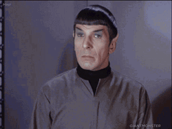 Quite Logical Star Trek Mr Spock GIF