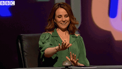 Quiz QI Show Holly Walsh GIF