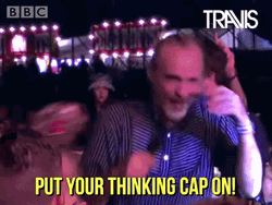 Quiz Thinking Cap Travis Band GIF