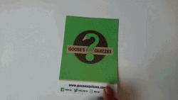 Quiz Time Trivia Night Flip Paper GIF