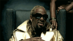 R Kelly Blonde Hair Braid Shades On GIF