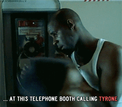 R Kelly Calling On Telephone Booth GIF
