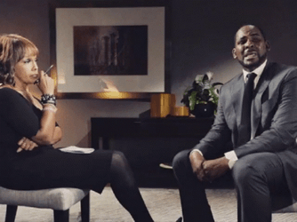 R Kelly Mad Interview Reaction Image Selection GIF