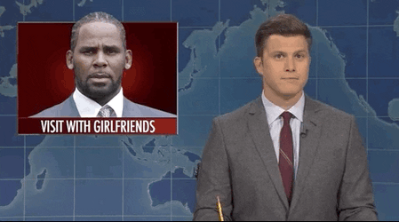 R Kelly Saturday Night Live News Cast GIF
